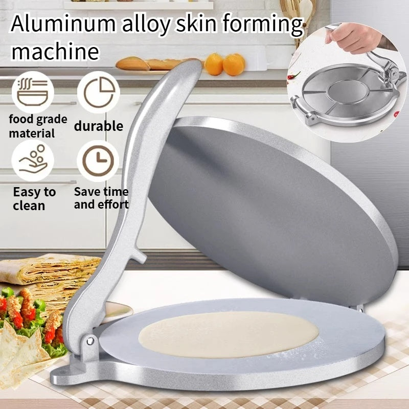 20CM Aluminum Alloy Noodle Press With Handle, Manual Shaping Pancake Press, Mexican Tortilla, Dumpling, Kitchen Cooking Mold